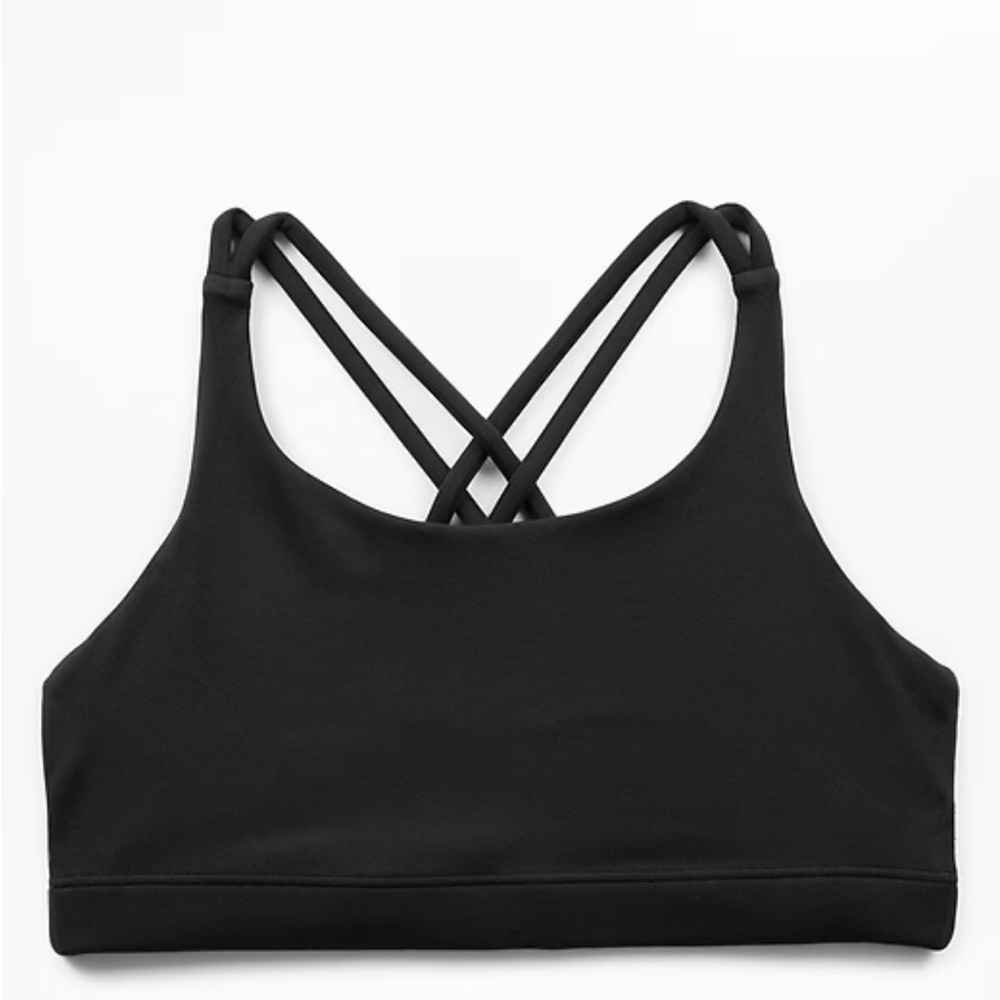 Athleta light pink kids sports bra
